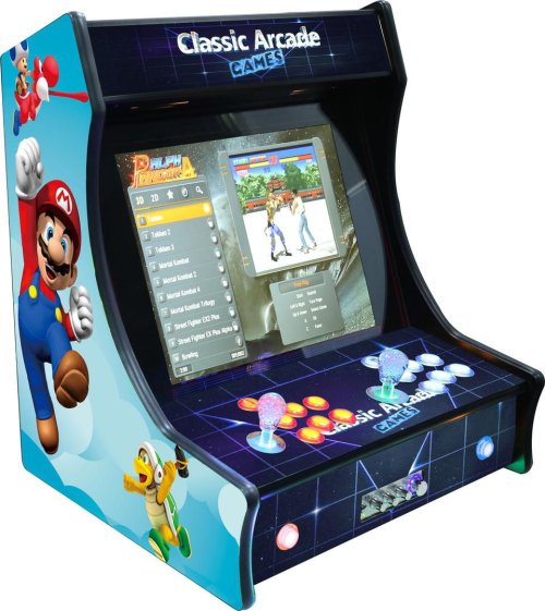 Tabletop Arcade Game - Super Mario Artwork 